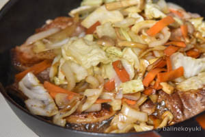 豚ロース肉と野菜のさっぱり炒め煮工程5